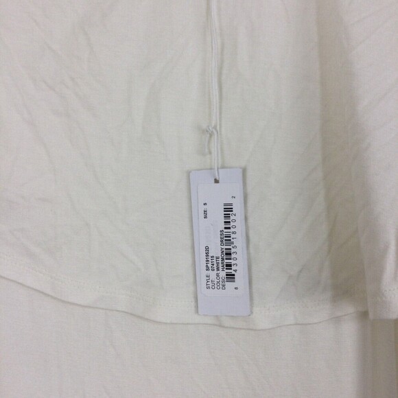 Rachael Pally Harmony One-Shoulder Sleeveless Dress White Size Small NWT - Picture 4 of 6